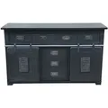 3S Frankenmöbel »Cosma« Massivholz Sideboard III grau WZ-0480 / 150x90x45 cm