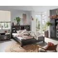 3S Frankenmöbel »Cosma« Massivholz Bett II grau WZ-0480 / 180x200 cm