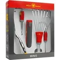 multi-star Mini-Set P 262, 5-teilig, Garten-Set rot/grau