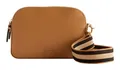 Ted Baker Darcelo Branded Webbing Leather Camera Bag Umhängetasche Tasche Taupe