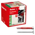fischer DuoPower 8x65 S Dübel mit Schrauben 8 x 65 mm, 25 Stück 538256