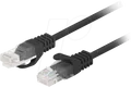 LBG 510CC1000BK - Patchkabel RJ45 Cat.5e UTP 10 m schwarz