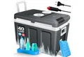 KESSER Kühlbox, 40 l, 40L Kühlbox mit Rollen zum Warmhalten und Kühlen Thermobox