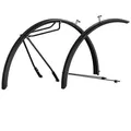 Schutzblechset Hebie ALUMEE 28" schwarz Alu  mit Streben  0791 28 E52