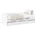 vidaXL Tagesbett mit Schubladen ohne Matratze Weiß 100x200 cm 3280811