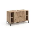 Vicco Waschbeckenunterschrank Eliza, Viking Oak, 100 x 63 cm mit 2 ausziehbaren Schubladen (1-St)