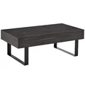 HOMCOM Couchtisch Spanplatte, Eisen