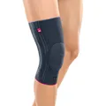 medi Genumedi Kniebandage - Extraweit - Größe: 7 - Mit angenehmen Patellaring - Farbe: Silber - Zur Stabilisierung des Kniegelenks