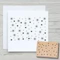 Stempel Sternenhimmel - Motivstempel Holzstempel Scrapbooking Karten Nacht DIY