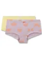 Sanetta Mädchen-Cutbrief (Doppelpack) rosa | Hochwertige und nachhaltige Unterhose für Mädchen aus Bio-Baumwoll-Mix. Inhalt: 2er Set Unterwäsche für Mädchen