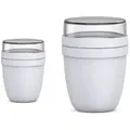 Mepal Duo Pack Lunchpot Limited Edition Cool Grey / Grau Ellipse Lunchbox Essensbehälter Reisebecher