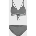 O'Neill Essentials Baay Maoi Bikini SET black simple stripe (39088) 40