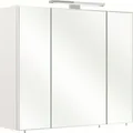 Spiegelschrank Pelipal Grado 70 x 20 x 60 cm weiß 3-türig LED IP 44