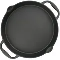 BBQ-Toro Gusseisen Grillpfanne Ø 40 cm - Servierpfanne mit Ausgießer - Schwarz