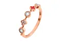 Heideman Fingerring Adria rose goldfarben (Ring, 1-tlg., inkl. Geschenkverpackung), Damenring für Frauen
