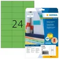 HERMA Farbige Etiketten A4 70x37 mm grün Papier matt 480 St.