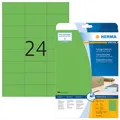 HERMA Etiketten 4469 grün 70,0 x 37,0 mm, 20 Blatt