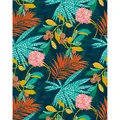 Schöner Wohnen Vliestapete DD Floral Blau-Grün 270 x 212 cm FSC