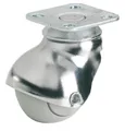 Dörner + Helmer Möbelrolle Sesselrolle mit Platte 40 x 39 mm, Tragkr. 25 kg