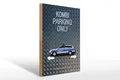 Holzschild Spruch 30x40 cm Kombi parking only Peilizo Deko Schild