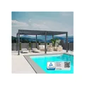 Weide Deluxe Plus Pergola Voll Aluminium freistehend 4 x 6 M Lamellendach anthrazit?