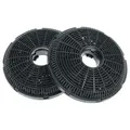 vhbw 2X Aktivkohlefilter kompatibel mit Beko HNT 61630, 61630X Dunstabzugshaube