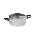BergHOFF Leo Kochtopf (20cm) - Topf induktion - Kochtopf mit Deckel - Topf groß - non stick pot - Glints Spirit