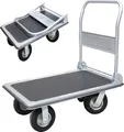 Plattformwagen 300 kg luftbereift Transportwagen Handwagen Transportkarre