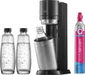 SodaStream DUO Wassersprudler Vorteilspack Titan mit QC CO2-Zylinder, 3 Flaschen