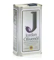 Jordan Olivenöl - Natives Olivenöl Extra von der griechischen Insel Lesbos-traditionelle Handernte -Kaltextraktion am Tag der Ernte -Kanister im traditionellen Retro-Design mit Ausgießer, 1Liter