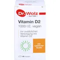 VITAMIN D2 1000 I.E. vegan Kapseln 60 St PZN 09536831