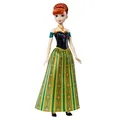 Mattel Spielzeuge aus Disney Die Eiskönigin, Singende Anna-Modepuppe in charakte