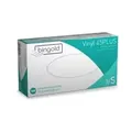 BINGOLD Vinyl 45PLUS Einweghandschuhe, transparent 604635 , 1 Packung = 100 Stück, Größe S