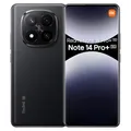 Xiaomi Redmi Note 14 Pro+ 5G Smartphone, 8 GB RAM 256 GB, 6,67 Zoll AMOLED Display, 1,5 K, Fingerabdrucksensor, Kamera 200 MP, NFC, Schnellladung 120 W, Schwarz (mit Ladegerät)
