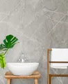 Wandpaneel Rocko Grey Atlantic 265 x 123 x 0,4 cm grau