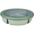 Mepal Mikrowellengeschirr Bento Bowl, Nordic sage, Kunststoff, Menüteller, auslaufsicher, 23 x 6 cm, 1 Liter