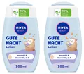 ✅ Nivea Baby Gute Nacht Lotion Mandelöl 24h Feuchtigkeitspflege 2x 200ml ✅