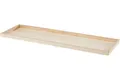 Holz-Tablett rechteckig 45x135cm Beige Randhöhe 23cm Rayher Deko