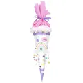 Ursus Bastel Schultüte Set EASYLINE Regenbogen Mädchen Zuckertüte Lila Weiß Rosa