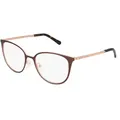 Michael Kors MK3017 Damen-Brille inkl. Gläser Vollrand Panto Metall-Gestell 51mm/18mm/140mm, braun