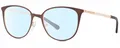 Michael Kors MK3017 Damen Cat Eye Blau Licht Brille Kupfer Gold Schildplatt 51mm