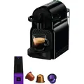 NESPRESSO Kapselmaschine Inissia EN 80.B von DeLonghi, Black, inkl. Willkommenspaket mit 7 Kapseln schwarz