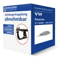 Oris Anhängerkupplung abnehmbar für VW Touran Typ 1T1/1T2 AHK NEU