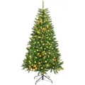Rebecca Mobili Künstlicher Weihnachtsbaum Tanne 210 Cm Dickes Grün 1050 Zweige Und 400 Led-lichter
