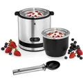 WMF Eismaschine KÜCHENminis 3in1, Edelstahl, mit Eisportionierer, 300 ml
