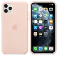 Echtes / Offizielles Apple iPhone 11 Pro Max Silikon Cover - Pink Sand