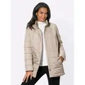 Steppjacke CASUAL LOOKS, Damen, Gr. 20, beige (sesam), 100% Polyester, Wattierung:100% Polyester, unifarben, Langarm, Jacken