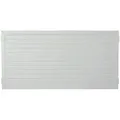 T&J Sichtschutzzaun LIGHTLINE weiß Sichtschutz Lamellenzaun, 180x90 cm