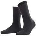 FALKE Socken Softmerino wärmend, hohe Feuchtigkeitsaufnahme, atmungsaktiv, klimaregulierend grau 35-36