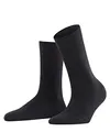 FALKE Damen Socken Softmerino W So Wolle Baumwolle einfarbig 1 Paar, Grau Anthracite Melange 3089, 35-36